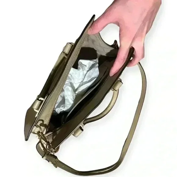 TAN MICHAEL KORS CROSSBODY SHOULDER BAG PURSE - Picture 5 of 6